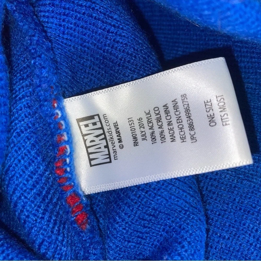 ⭐ Marvel Captain America Boys Winter Hat Size XL (8+) ⭐
